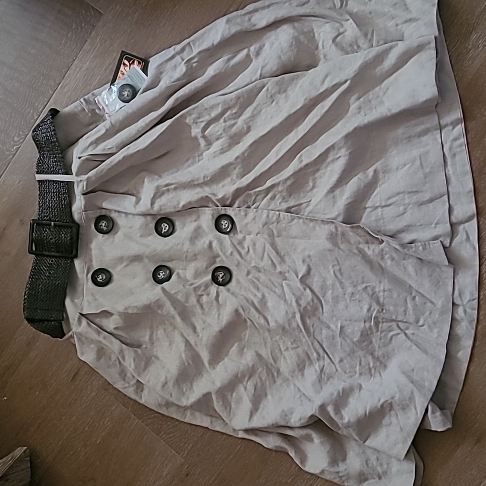 NWT Gorgeous Linen Blend Skirt